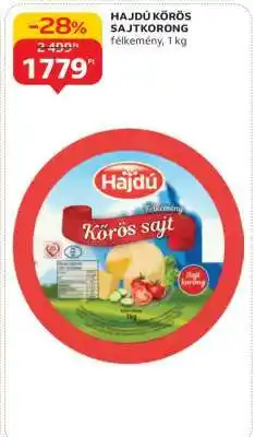 Auchan Hajdú Körös sajtkorong ajánlat