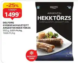 Auchan Delforg Gyorsfagyasztott Argentin Hekktörzs ajánlat