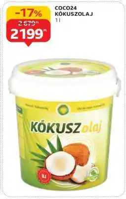 Auchan COCO24 Kókuszolaj ajánlat