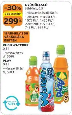 Auchan Gyümölcslé ajánlat