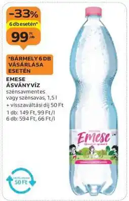 Auchan Emese ásványvíz ajánlat