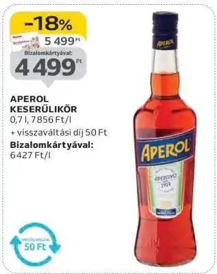 Auchan APEROL KESERŰLIKŐR ajánlat