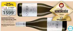 Auchan BÁRDOS MÁTRAI SAUVIGNON BLANC ajánlat