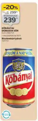 Auchan Kőbányai Dobozos Sör ajánlat