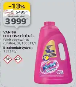 Auchan Vanish Folttisztító Gél ajánlat