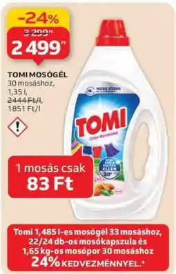 Auchan TOMI Mosógél ajánlat