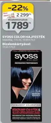 Auchan Syoss Color hajfesték ajánlat
