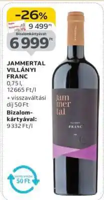 Auchan JAMMERTAL VILLÁNYI FRANC ajánlat