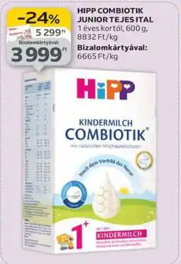 Auchan HIPP COMBIOTIK JUNIOR TEJES ITAL ajánlat