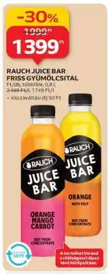 Auchan Rauch Juice Bar Friss Gyümölcsital ajánlat