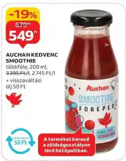 Auchan AUCHAN KEDVENC SMOOTHIE ajánlat