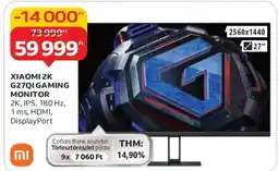 Auchan XIAOMI 2K G27QI GAMING MONITOR ajánlat