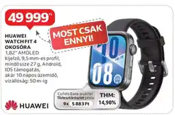 Auchan HUAWEI WATCH FIT 4 OKOSÓRA ajánlat