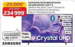 Auchan SAMSUNG UE75U8072FUXXH 4K UHD SMART LED TV ajánlat