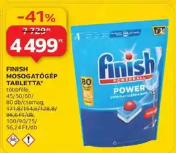 Auchan FINISH Mosogatógép-tabletta ajánlat