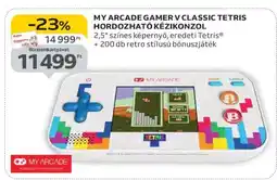 Auchan MY ARCADE GAMER V CLASSIC TETRIS HORDOZHATÓ KÉZIKONZOL ajánlat
