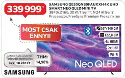 Auchan SAMSUNG QE55QN80FAUXXH 4K UHD SMART NEO QLED MINI TV ajánlat
