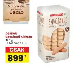 Spar DESPAR Savoiardi piskóta ajánlat