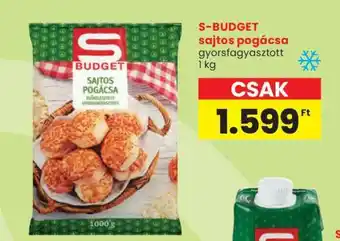 Spar S-BUDGET sajtos pogácsa ajánlat