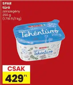 Spar SPAR túró ajánlat