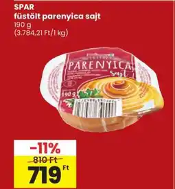 Spar SPAR füstölt parenyica sajt ajánlat