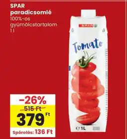 Spar SPAR paradicsomlé ajánlat