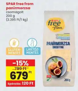 Spar SPAR free from panírmorzsa ajánlat