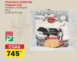 Spar SPAR Hazai Szeretem Trappista sajt ajánlat