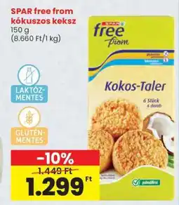 Spar SPAR free from kókuszos keksz ajánlat