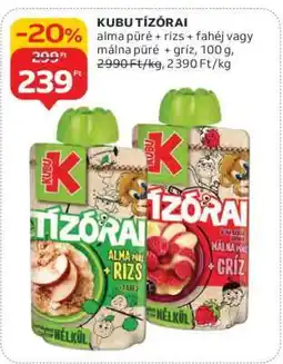 Auchan Kubu Tízórai ajánlat
