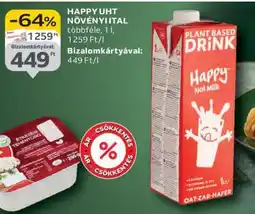 Auchan HAPPY UHT NÖVÉNYITAL ajánlat