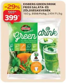 Auchan EISBERG GREEN DRINK FRISS SALÁTA- ÉS ZÖLDSÉGKEVERÉK ajánlat