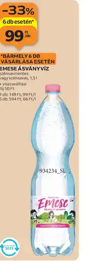Auchan EMESE ÁSVÁNYVÍZ ajánlat