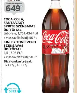 Auchan COCA-COLA SZÉNSAVAS ÜDÍTŐITAL ajánlat