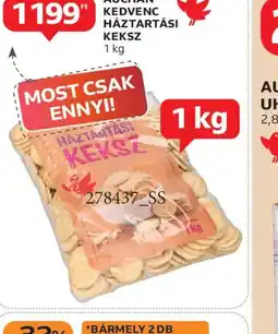 Auchan AUCHAN KEDVENC HÁZTARTÁSI KEKSZ ajánlat