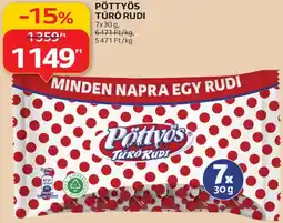 Auchan PÖTTYÖS TÚRÓ RUDI ajánlat