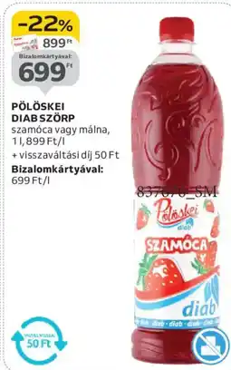 Auchan PÖLÖSKEI DIAB SZÖRP ajánlat
