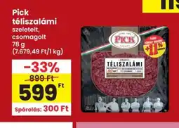 Interspar Pick téliszalámi ajánlat