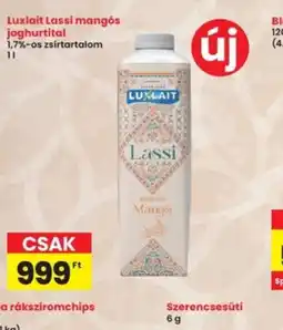 Interspar Luxlait Lassi mangs joghurtital ajánlat