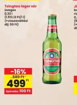 Interspar Tsingtao lager sör ajánlat