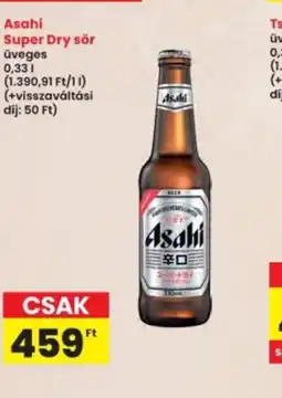 Interspar Asahi Super Dry sör ajánlat
