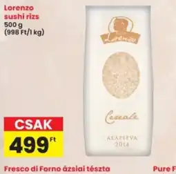 Interspar Lorenzo sushi rizs ajánlat