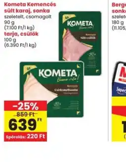 Interspar KOMETA Kemencés szeletelt ajánlat