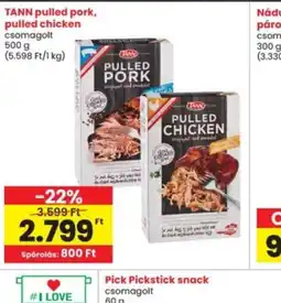Interspar TANN pulled pork, pulled chicken ajánlat