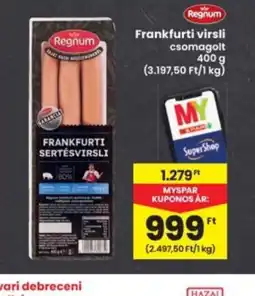 Interspar Regnum Frankfurti virsli ajánlat