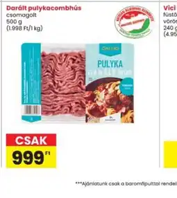 Interspar GALLICO Darált pulykacombhús ajánlat