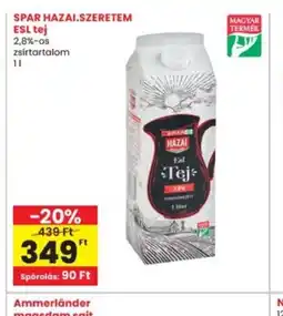 Interspar SPAR HAZAI.SZERETEM ESL tej ajánlat