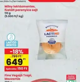 Interspar Milsy laktzmentes parenyica sajt ajánlat