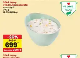 Interspar SPAR enjoy. svéd kukoricasaláta ajánlat