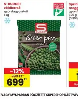 Interspar S-BUDGET zöldbors ajánlat